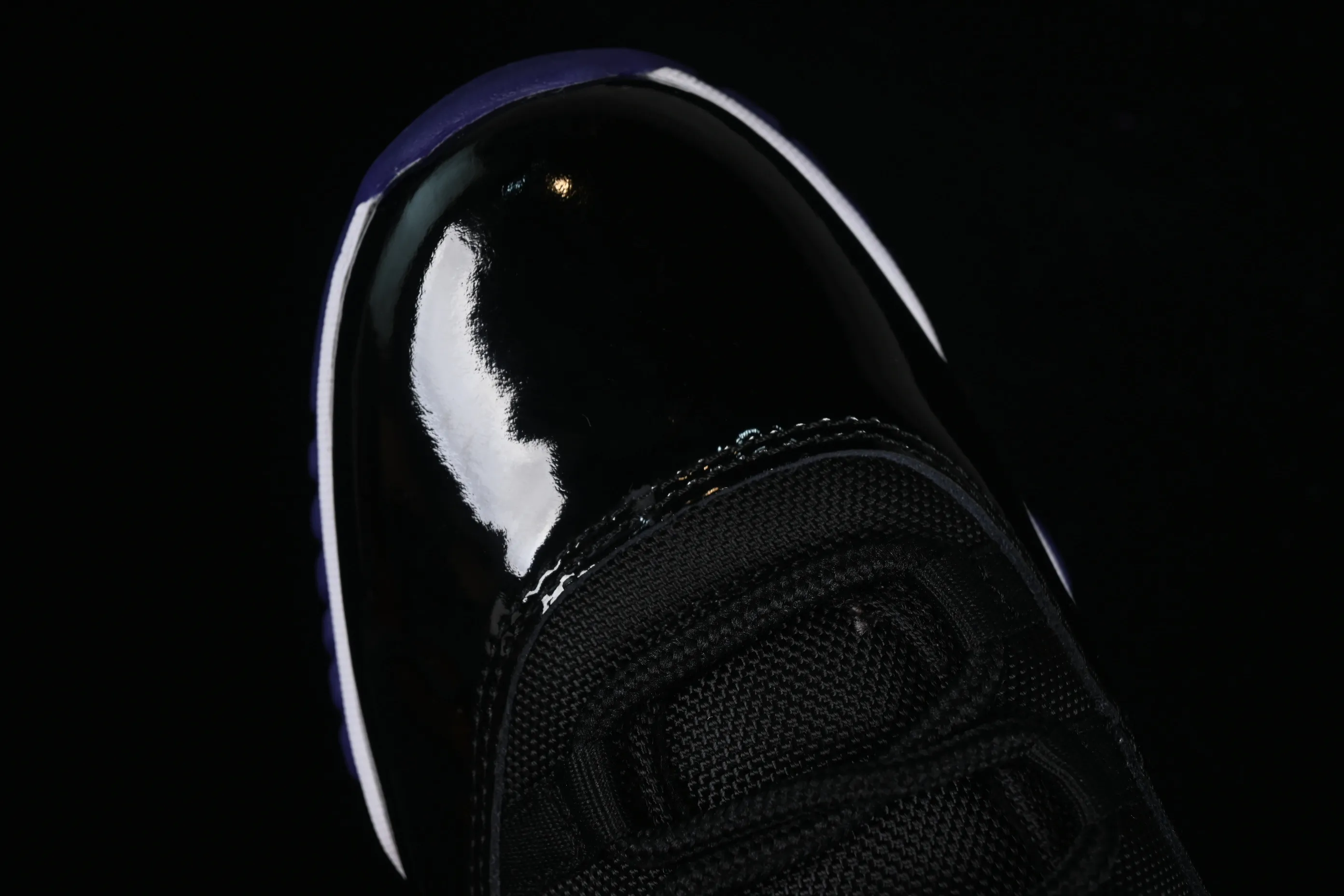 All categories Air Jordan Jordan series basketball shoes Air Jordan 11 Air Jordan 11 Retro AJ11 Joe 11 patent leather black and purple CT8812-999